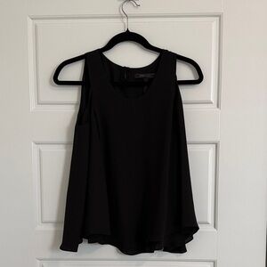 Black Sleeveless Flowing Women's Top